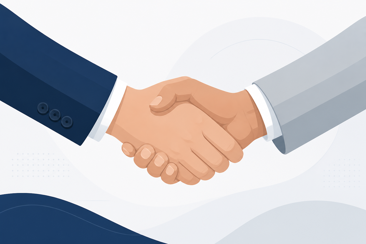Handshake representing partnership — ready to plan your garage door project